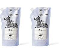 YOPE Ricarica Sapone Naturale per le Mani | Fico | Idratante e Delicato | Ricarica Ecologica | 98% Ingredienti Naturali | Vegan & Cruelty Free | 500 ml (Confezione da 2)