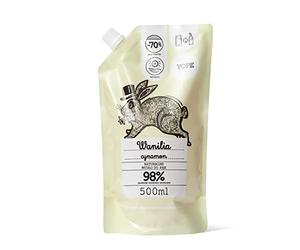 YOPE Ricarica Sapone Naturale per le Mani | Vaniglia e Cannella | Profumo Dolce Speziato | Idratante e Lenitivo | Vegan & Cruelty Free | 500 ml