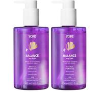 YOPE Shampoo Cute Grassa e Capelli con Tendenza al Sebo | BALANCE my HAIR con Acidi e Mirto Limone | Purifica e Regola il Sebo | Naturale, Vegan e Dermatologicamente Testato | 300 ml (Confezione da 2)