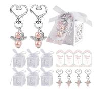 Yopeissn 24 regali per baby shower in plastica, come da immagine, tra cui simpatico a forma di , scatole regalo e biglietti di ringraziamento per battesimi, regali di sposa