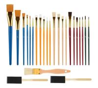 Yopeissn Kit di Pennelli per Pittura Professionale Kit di Pennelli per Artisti Pennelli Spugna Schiuma per Adulti e Bambini Pittura da Artista