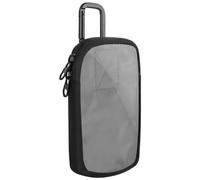 Yopeissn portatile MP3/MP4 con fibbia, antipolvere, pratica, trasparente per il funzionamento diretto, colore nero