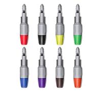 Yopeissn Sonda Perforante per Cavi da 8 Pezzi, Clip Perforante per Isolamento, Strumento per Perforazione Cavi per Test di Tensione con Multimetro, Voltmetro, 4 mm