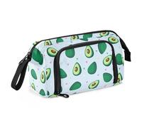 Yopersonalizes Astuccio grande per ragazze e ragazzi, con cuore di avocado, per scuola secondaria, cancelleria per ufficio, astuccio organizzato per bambini, adolescenti, studenti e donne, Multicolore