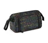 Yopersonalizes Astuccio grande per ragazze e ragazzi, con formula matematica, per scuola secondaria, cancelleria per ufficio, astuccio organizzato per bambini, adolescenti, studenti e donne