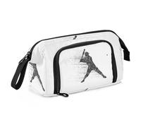 Yopersonalizes Astuccio grande per ragazze e ragazzi, per giocatori di baseball, per scuola secondaria, cancelleria per ufficio, astuccio organizzato per bambini, adolescenti, studenti e donne
