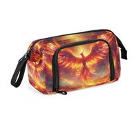 Yopersonalizes Astuccio grande per ragazze e ragazzi Phoenix Fire astuccio per matite per scuola secondaria cancelleria per ufficio astuccio organizzato per bambini adolescenti studenti donne