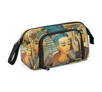 Yopersonalizes Grande astuccio per ragazze e ragazzi antico Egitto pergamena astuccio per cancelleria per ufficio cancelleria per bambini adolescenti studenti donne, Multicolore, Organizer per borse