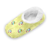 Yopersonalizes Pantofole da donna da beach volley, pantofole da casa da casa per interni e per la casa, calzini da camera da letto, Multi, 38/39 EU