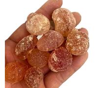 YOPI 100g Ambra Grassa Naturale Cristallo Pietra Grezza Diffusore di Aroma Senza Fuoco Ambra Grezza Pietra Ornamenti Collezione Decor