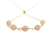 YOPI Bracciale con perline di Buddha in sette pietre di ametista - Gioielli con perline rotonde for consapevolezza ed equilibrio