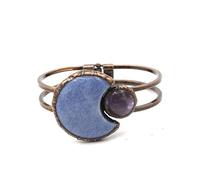 YOPI Bracciale con Perline di Cristallo Sole e Luna - Gioielli for Le Mani in Stile Etnico retrò for Gli Amanti della Moda Bohémien(LAN Dongling)