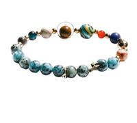 YOPI Bracciale con perline di pietra naturale - Bracciale con stella guardiana dell'universo di otto pianeti for energia spirituale e protezione(TAURUSTaurus)