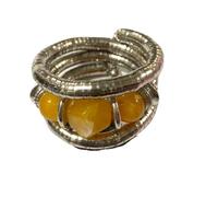 YOPI Bracciale elastico a tre cerchi con osso di serpente for donna - Gioielli con perline distanziatrici impilate multistrato(Color11)