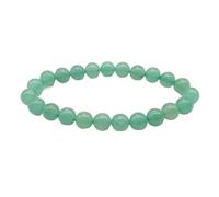 YOPI Bracciale fatto a mano con perline di quarzo rosa e occhio di tigre da 8 mm con accenti di pino bianco(Greenaventurine)