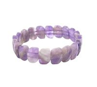 YOPI Bracciale geometrico in cristallo - Design sfaccettato for uno stile elegante(Amethyst02)