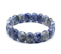 YOPI Bracciale in Ametista Naturale e Pietra Occhio di Tigre for Donna - Gioielli in Cristallo con Design Unico del Viso Tagliato(Bluedotstone)