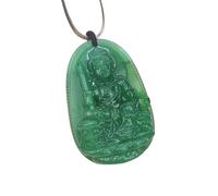 YOPI Ciondolo a Forma di Volpe a Nove Code in calcedonio - Collana con Catena in Giada e Corda Intrecciata in Agata e Volpe(Paragraph12)