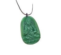 YOPI Ciondolo a Forma di Volpe a Nove Code in calcedonio - Collana con Catena in Giada e Corda Intrecciata in Agata e Volpe(Paragraph8)