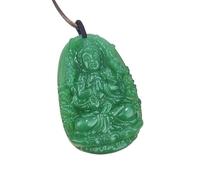 YOPI Ciondolo a Forma di Volpe a Nove Code in calcedonio - Collana con Catena in Giada e Corda Intrecciata in Agata e Volpe(Paragraph13)