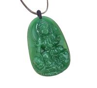 YOPI Ciondolo a Forma di Volpe a Nove Code in calcedonio - Collana con Catena in Giada e Corda Intrecciata in Agata e Volpe(Paragraph14)