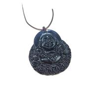 YOPI Ciondolo a Forma di Volpe a Nove Code in calcedonio - Collana con Catena in Giada e Corda Intrecciata in Agata e Volpe(Paragraph15)