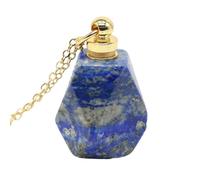 YOPI Ciondolo a Prisma sfaccettato in Pietra semipreziosa Naturale Fatto a Mano for la creazione di collane - Forniture for Gioielli Fai da Te(Lapislazuli)