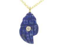 YOPI Ciondolo con accessori in strass e filo di vite in cristallo - Gioielli eleganti for progetti artigianali fai-da-te(Lapislazulisilver)
