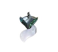 YOPI Ciondolo con Motivo a Conchiglia - Volpe, Abalone, Farfalla Nera, Bianca e Gialla - Gioielli Unici for Gli Amanti della Natura(C10568)