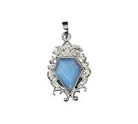 YOPI Ciondolo in Pietra di Cristallo Tagliato in muratura - Elegante Ornamento Decorativo da Appendere for casa e Giardino(Opal)