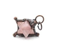 YOPI Ciondolo retrò in cristallo Merkaba: Collana di energia curativa unica per la crescita spirituale, One Size