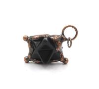 YOPI Ciondolo retrò in cristallo Merkaba: Collana di energia curativa unica per la crescita spirituale, One Size
