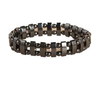 YOPI Set di collana corta e bracciale con perline di calcoli biliari: gioielli eleganti da donna