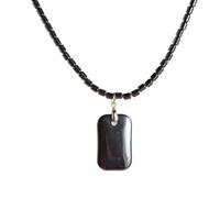 YOPI Set di collana corta e bracciale con perline di calcoli biliari: gioielli eleganti da donna