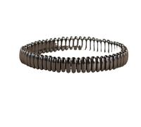 YOPI Set di collana corta e bracciale con perline di calcoli biliari: gioielli eleganti da donna(Manual2)