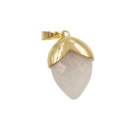 YOPI Set di Orecchini e Collana con Pietre preziose a Goccia Colorate placcate in Oro for Ragazze - Accessori di gioielleria Eleganti(White Crystal)