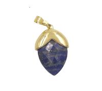 YOPI Set di Orecchini e Collana con Pietre preziose a Goccia Colorate placcate in Oro for Ragazze - Accessori di gioielleria Eleganti(Lapis Lazuli)