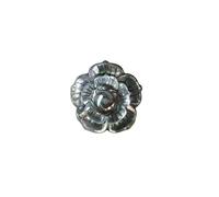 YOPI Spilla a Forma di Fiore a Tre Strati con Conchiglia Nera - Accessori Fai da Te for Gli Amanti della Moda