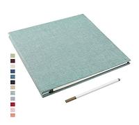 Yopih Album Foto Autoadesivo Album Fotografico Fai Da Te Fotos 10X15 Memories Album Portafoto Pagine Bianche e Copertina in Lino Regali Nozze Natale Valentino Regalo di Anniversario Compleanno bambini