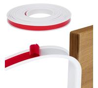 Yopih Paraspigoli a U 18mm x 6.1m - Protezione Autoadesiva per Angoli di Mobili e Tavoli - Profilo in TPE Bianco per Sicurezza Bambini e Bordi Cucina