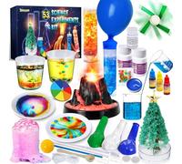 YOPINSAND 53 Kit di esperimenti scientifici per bambini, idee regalo di compleanno per ragazzi e ragazze, kit di chimica fisica, progetto S.T.E.M giocattoli educativi di apprendimento