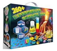 YOPINSAND Kit di 260+ esperimenti scientifici per bambini: giocattolo educativo S.T.E.M, laboratorio di chimica ed eruzione del vulcano