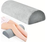 YOPOTIKA Cuscino in Memory Foam a Mezza Luna, Cuscino Ortopedico di Supporto per Letto Schiena Collo Gamba Ginocchio, Cuscino a Cuneo per Ginocchio Cuscino a Mezza Luna Cuscino per Elevazione Gambe