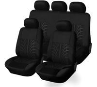 YoQIK Auto Set Coprisedili per Peugeot 2008 2020 2021 2022 2023 2024,Anteriori Posteriori Copri-Sedile Completo Impermeabile Comfort Accessori Interno,Black-2