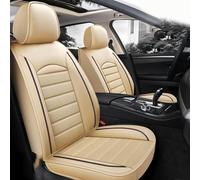 YoQIK Auto Set Coprisedili Universale per Opel Insignia 2010-2024,Pelle Anteriori Posteriori Copri-Sedile Completo Impermeabile Comfort Accessori Interno,C-Beige