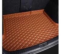 YoQIK Auto Tappetini Bagagliaio per Abarth 595 2012-2024,Pelle Vasca Baule Tappeto Copri Tappetino Impermeabile Antiscivolo AntiGraffio Tappeto Protezione Accessori,E-Brown