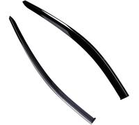 YoQIK Set di 4 Auto Deflettori d'Aria per Smart 451 Fortwo 2008-2014,Tettuccio Finestrini Laterali Parapioggia Deflettori Vento Visiera Capottine Antivento Accessori