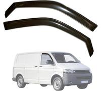 YoQIK Set di 4 Auto Deflettori d'Aria per VW Transporter Caravelle Multivan T5 T6 T6.1 2003-2024,Tettuccio Finestrini Laterali Parapioggia Deflettori Vento Visiera Capottine Antivento Accessori