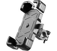 YoQIK Sostegni Cellulari Moto per Ducati Panigale V2 2020 2021 2022 2023 2024 2025,360° Ruotabile Sostegni Manubrio/Rearview Mirror Porta Cellulare,per Supporto Telefono 4.7-7.2",Black-A