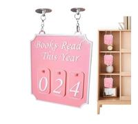 Yorajuy Scaffale decorativo estetico, elegante decorazione per libreria con 10 numeri, libri moderni leggi ornamento per soggiorno, casa, studio, uomini, donne, lettori di biblioteche, 11,4 x 12,7 x